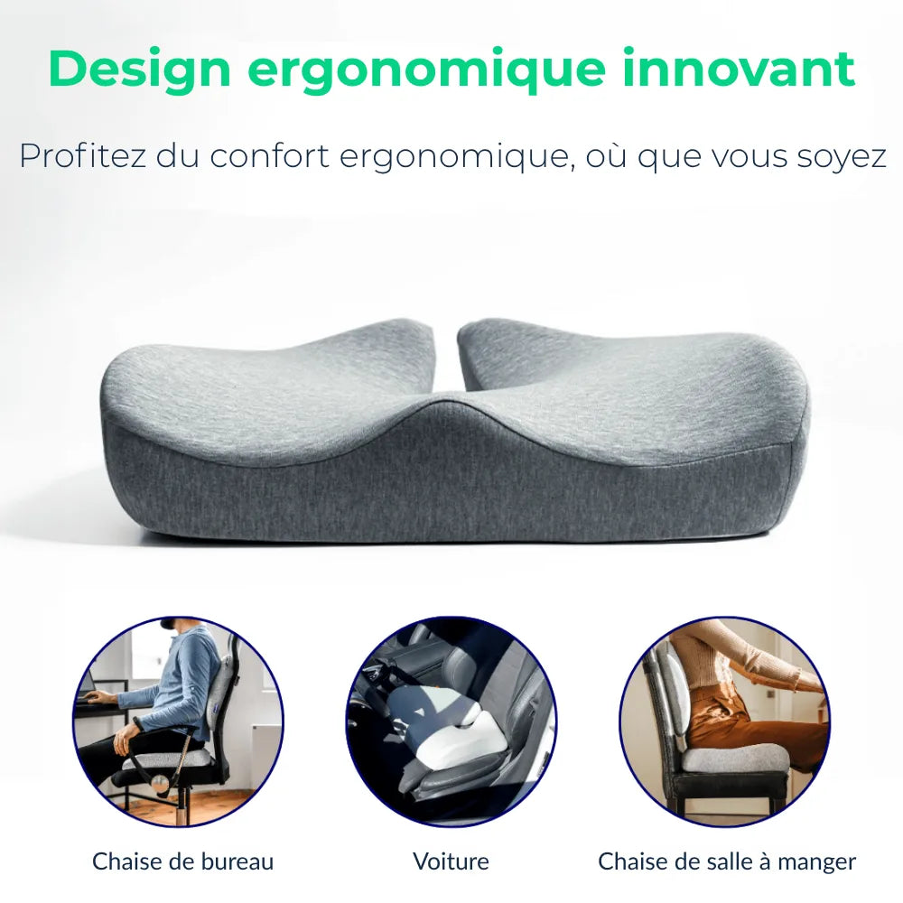 Coussin ergonomique Assea™ - Soulage et améliore votre posture