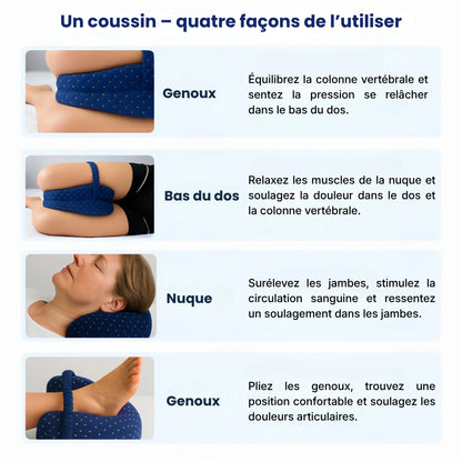 Coussin orthopédique genoux - PostureNest™