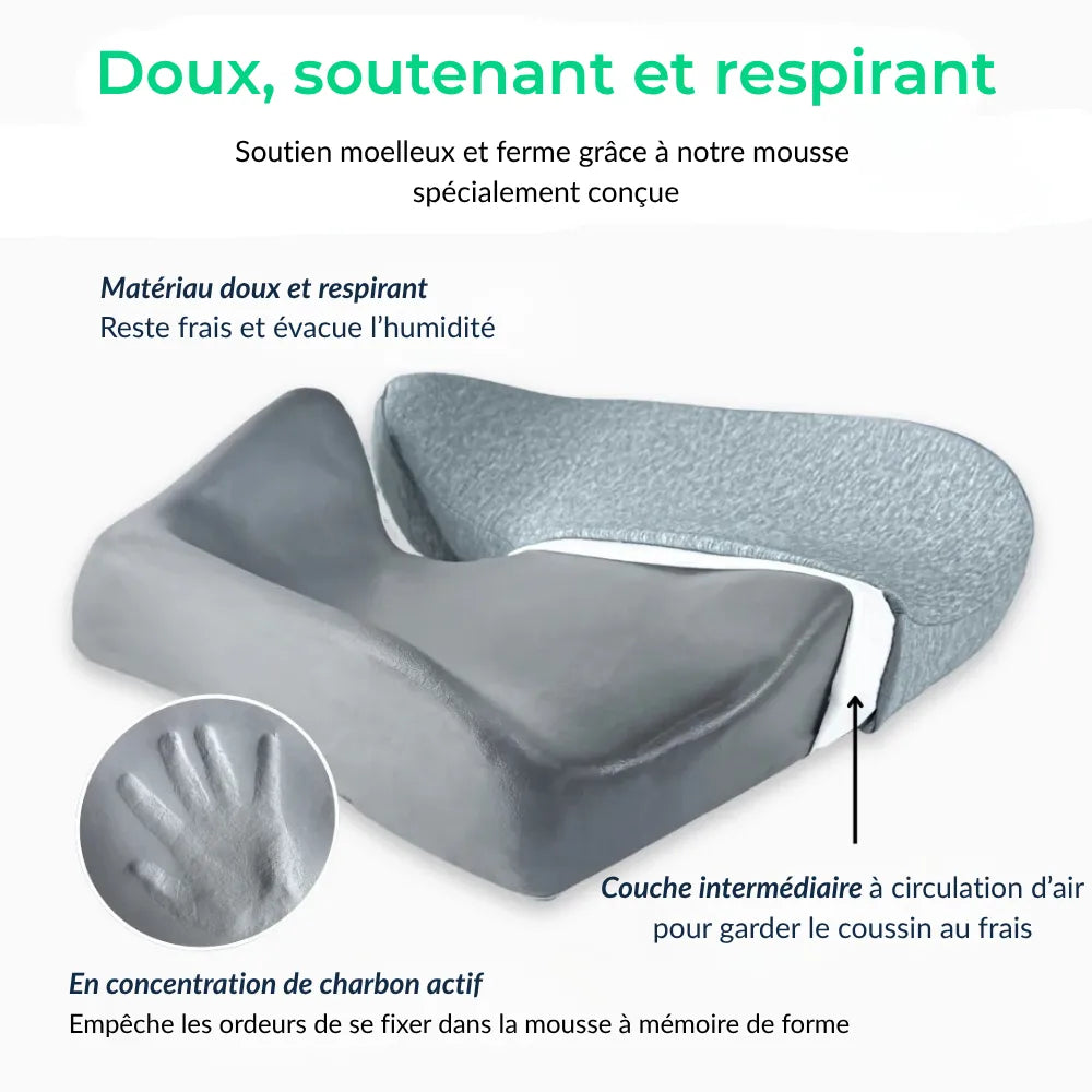 Coussin ergonomique Assea™ - Soulage et améliore votre posture