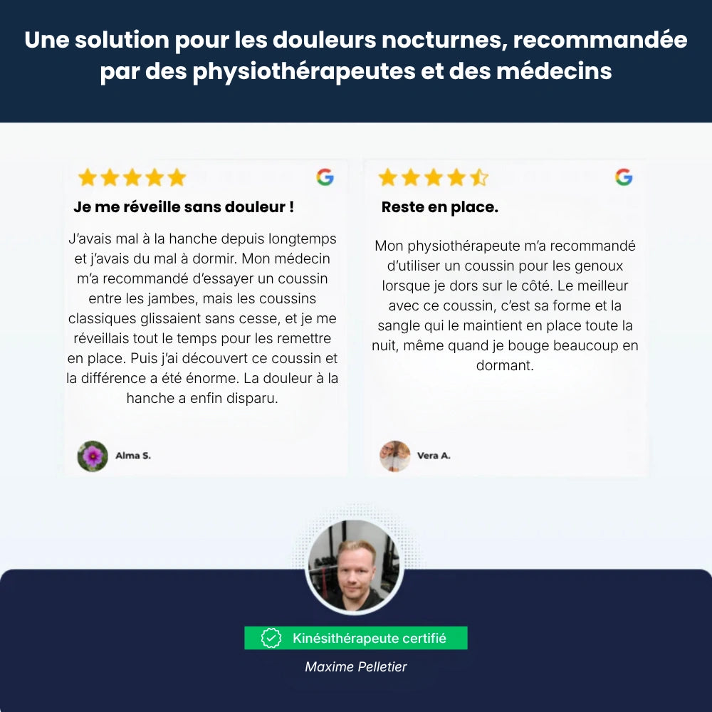 Coussin orthopédique genoux - PostureNest™